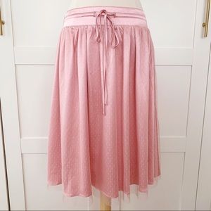 Anthropologie Isla Maude Rose Pink Tulle Skirt